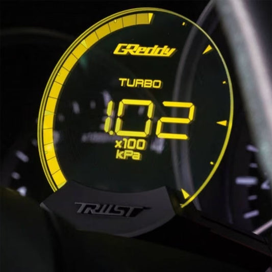 カー用品  OBD デジタルディスプレイ、改装メーター、液晶式多機能ターボ・水温・回転数・過給圧レーシングメーター(3 連式