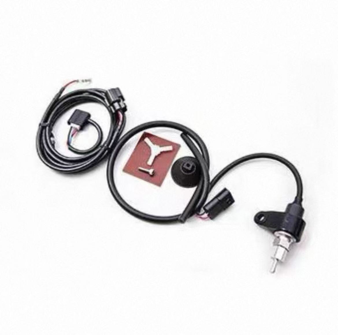 カー用品 OBD デジタルディスプレイ、改装メーター、液晶式多機能ターボ・水温・回転数・過給圧レーシングメーター(3 連式