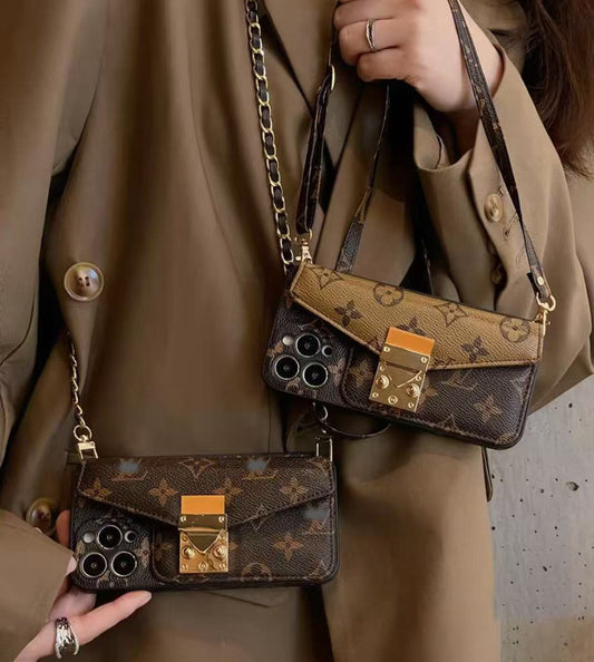 スマホケース  高級感 カードケース付きでストラップ付き  ダブルV 耐衝撃・防振性能に優れ、高級感あふれるスマホケースで、iPhone に対応