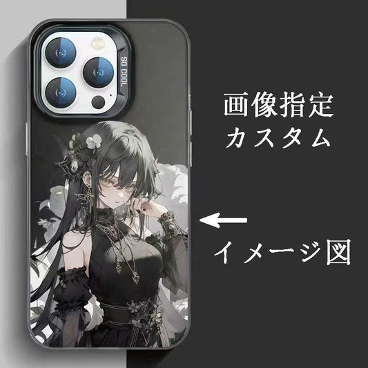 スマホケースカスタムシリーズ  カラーシルバーケース  耐衝撃・防振性能に優れ、高級感あふれるスマホケースで、iPhone に対応