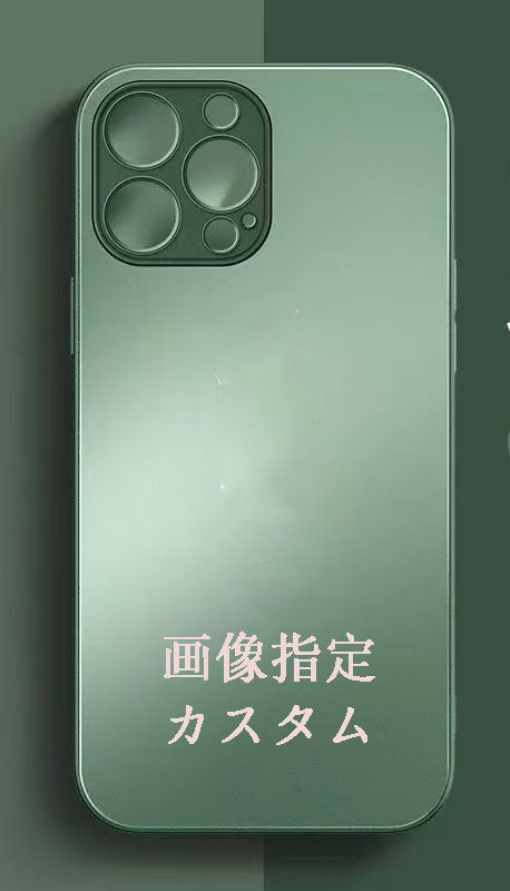 スマホケース カスタムシリーズ 液体強化ガラス 耐衝撃・防振性能に優れ、高級感あふれるスマホケースで、iPhone に対応