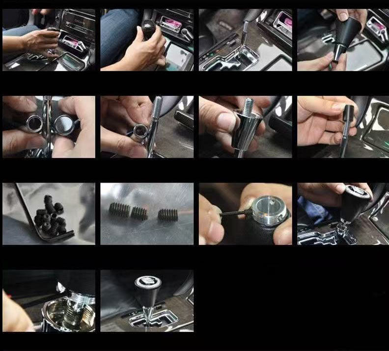 カー用品 車アクセサリー 合金製ギアノブ 車のギアノブを改装する