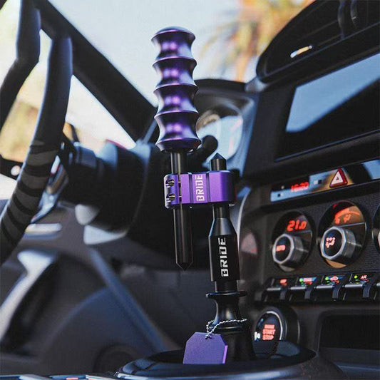 カー用品 車アクセサリー 車用改装ギアノブ、延長ロッド手動ギアレバー汎用、調節可能な金属製ギアノブ