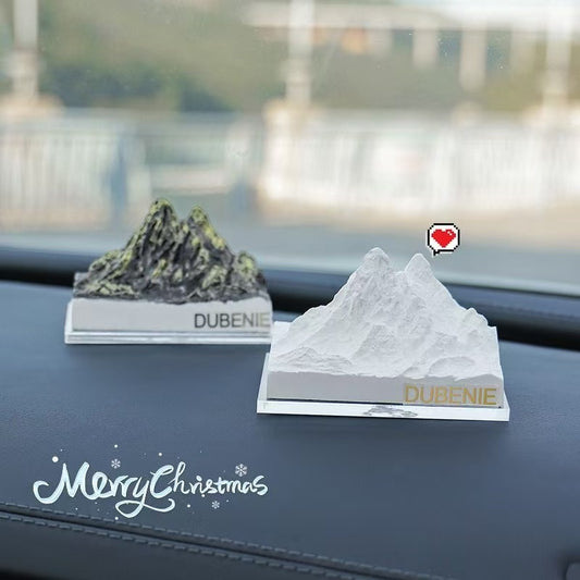 カー用品 車アクセサリー 高級感あるアルプス山脈香り拡散石  車載用芳香剤  車載用センターコンソール擺飾