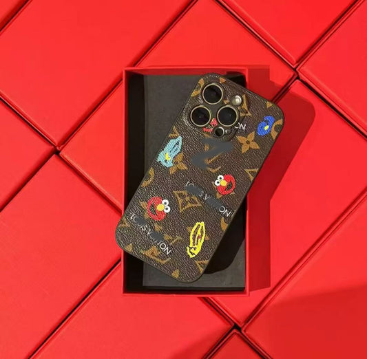 スマホケース  高級感 グラフィティ  ダブルV  耐衝撃・防振性能に優れ、高級感あふれるスマホケースで、iPhone12~17 に対応