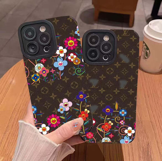 スマホケース  高級感 グラフィティ  ダブルV  耐衝撃・防振性能に優れ、高級感あふれるスマホケースで、iPhone11~16 に対応