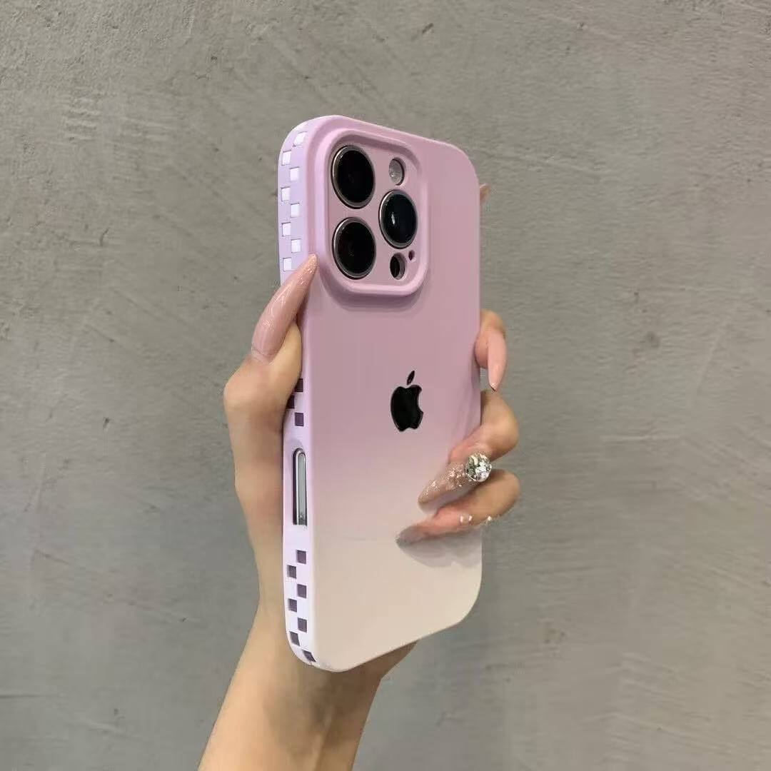 スマホケース グラデーションカラーシリーズ シリコンスマホケース 耐衝撃・防振性能に優れ、高級感あふれるスマホケースで、iPhone に対応