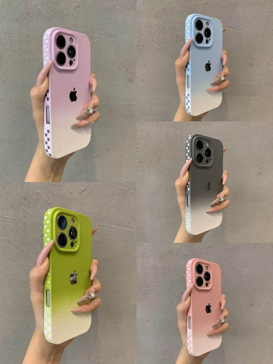 スマホケース グラデーションカラーシリーズ  シリコンスマホケース   耐衝撃・防振性能に優れ、高級感あふれるスマホケースで、iPhone に対応