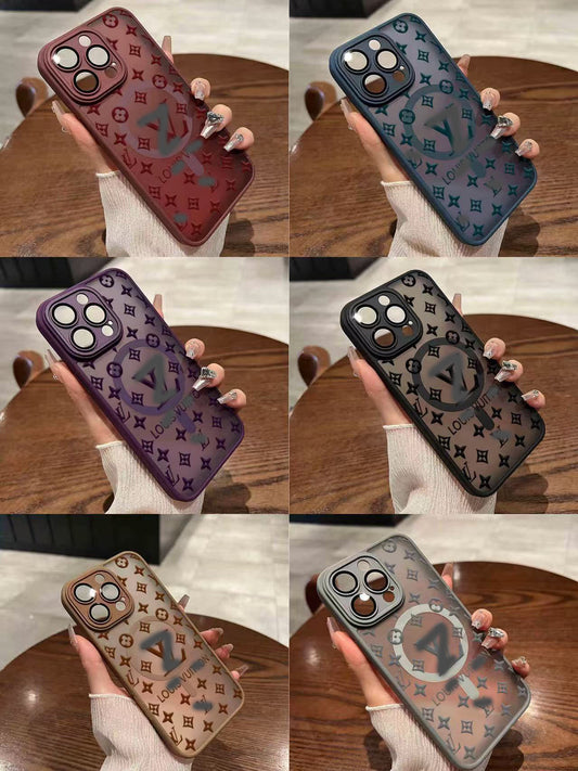 スマホケース  高級感マグネット式  ダブルV  レンズ保護付き   耐衝撃・防振性能に優れ、高級感あふれるスマホケースで、iPhone12~16 に対応