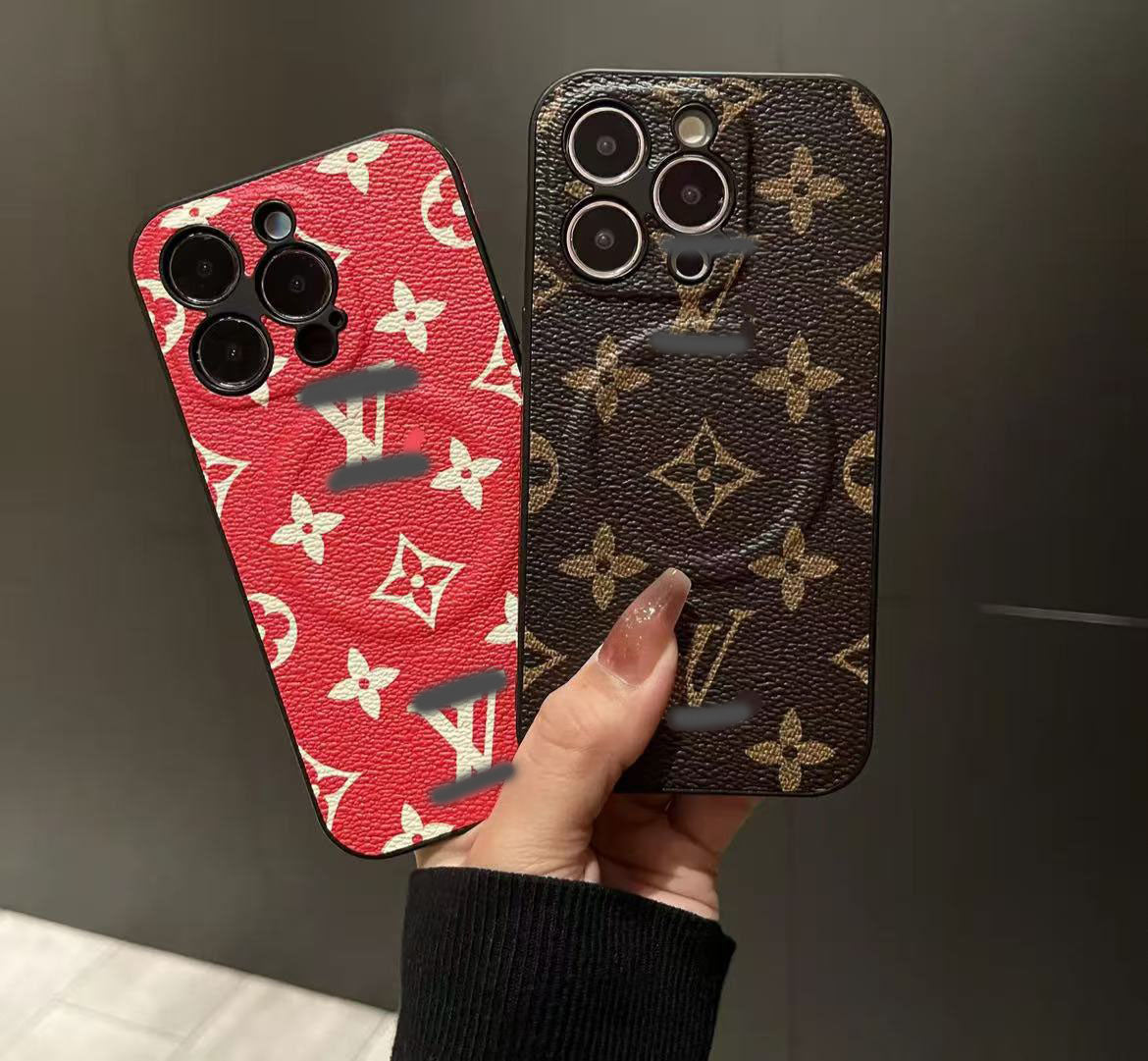 スマホケース 高級感マグネット式 ダブルV 耐衝撃・防振性能に優れ、高級感あふれるスマホケースで、iPhone12~16 に対応