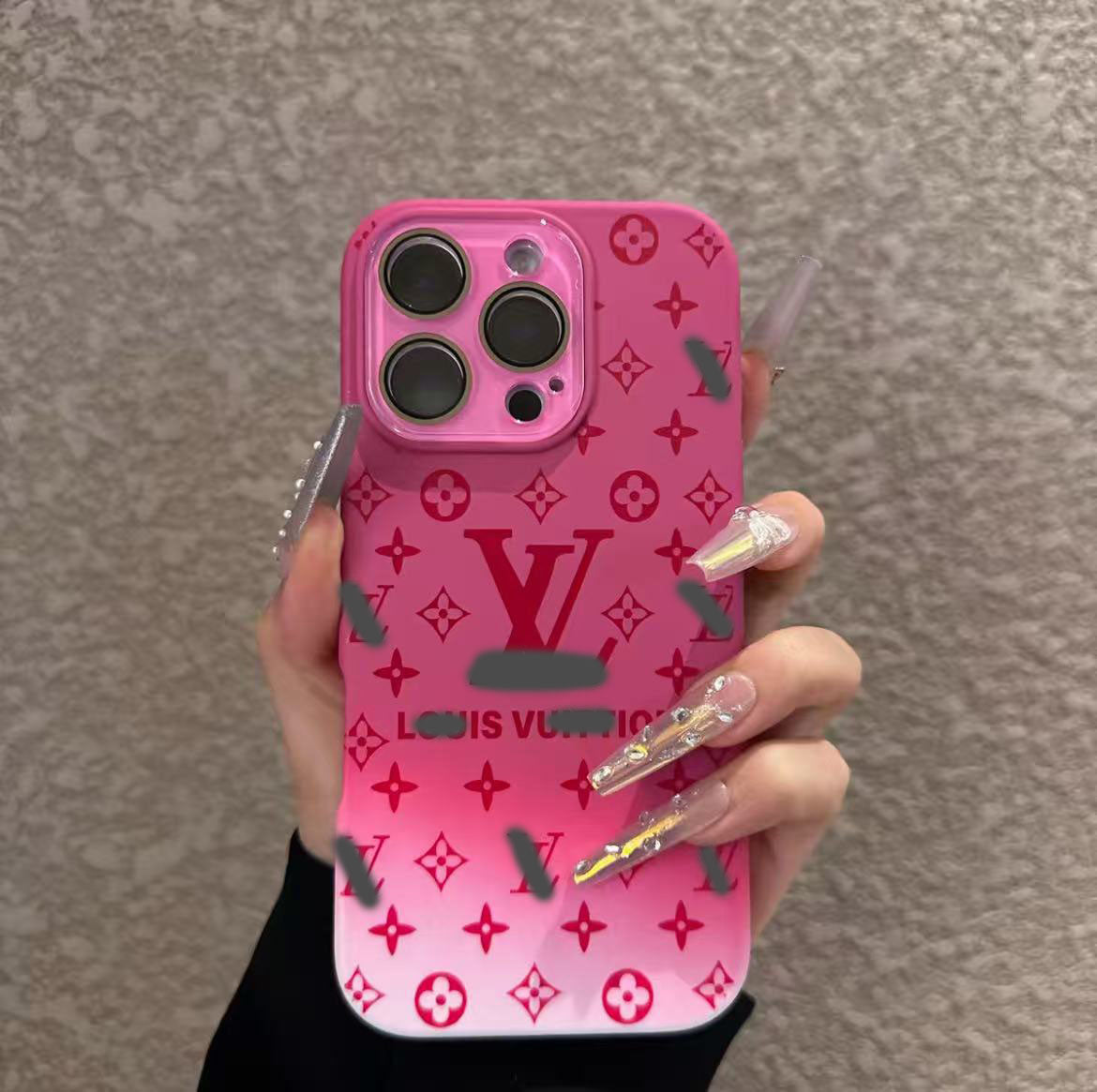 スマホケース  高級感グラデーションカラー  ダブルV  耐衝撃・防振性能に優れ、高級感あふれるスマホケースで、iPhone12~16 に対応