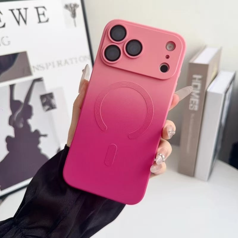 スマホケース  グラデーションリキッドマグネットスマホケース   耐衝撃・防振性能に優れ、高級感あふれるスマホケースで、iPhone 11~17 に対応