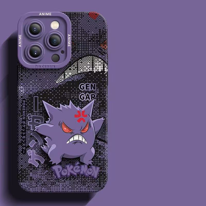 スマホケース デジタル風デザインが特徴的な、ポケモンシリコンスマホケース 耐衝撃・防振性能に優れ、高級感あふれるスマホケースで、iPhone12~17 に対応