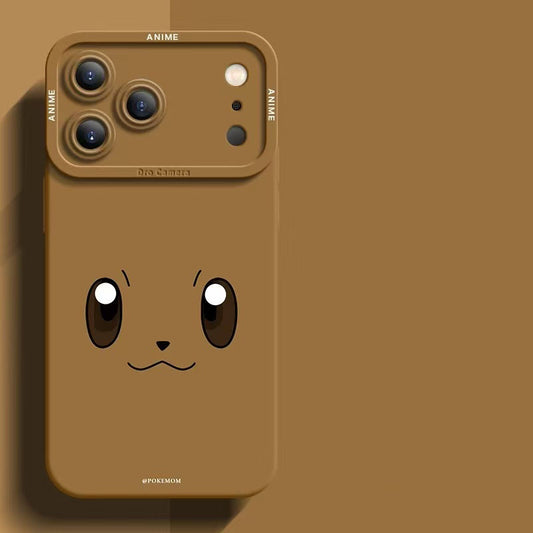 スマホケース ポケモンの超大きな愛らしい瞳が特徴の、シリコンスマホケース 耐衝撃・防振性能に優れ、高級感あふれるスマホケースで、iPhone12~17 に対応