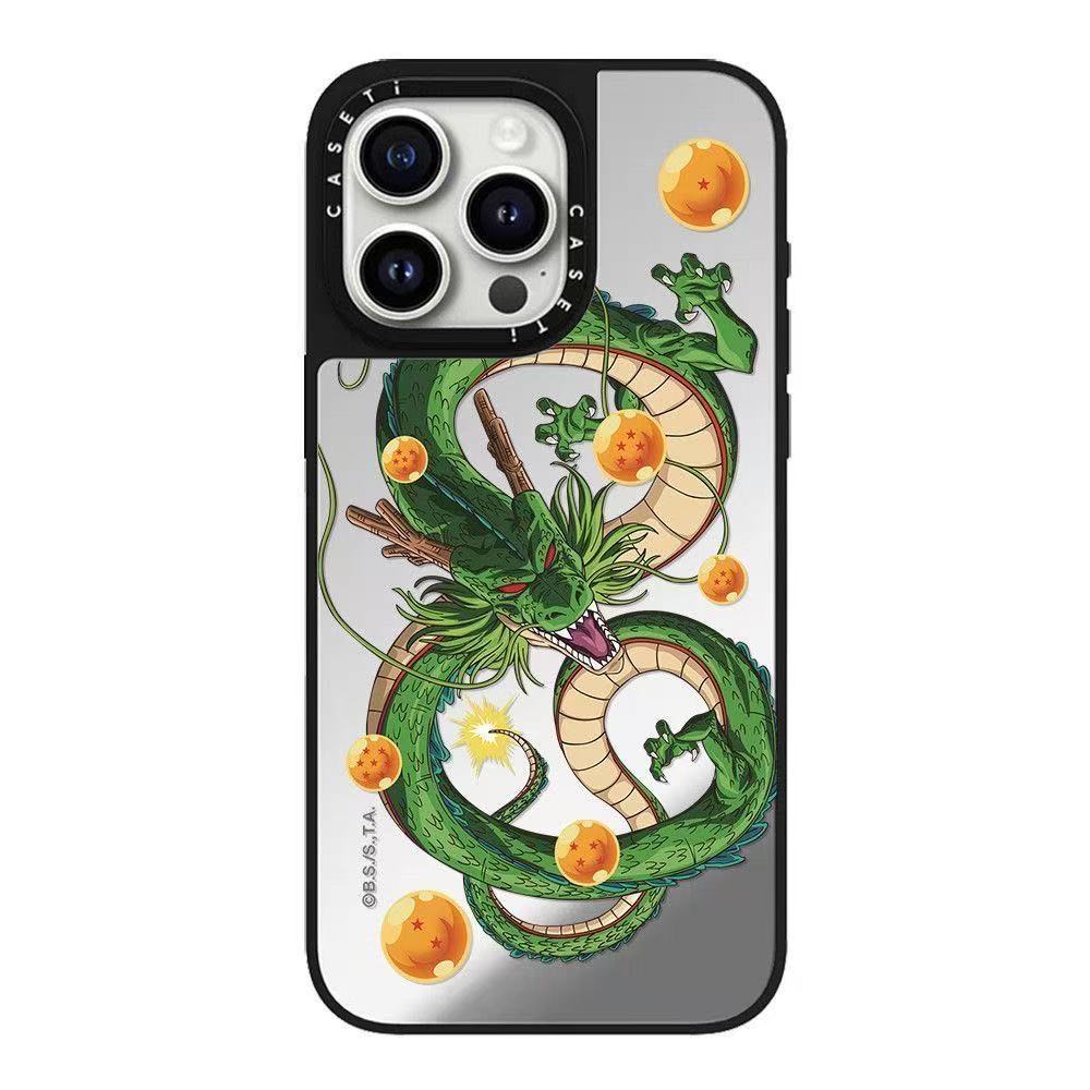 スマホケース ケースTIFY ラゴンボール「神龍」柄スマホケース! 耐衝撃・防振性能に優れ、高級感あふれるスマホケースで、iPhone12~16 に対応