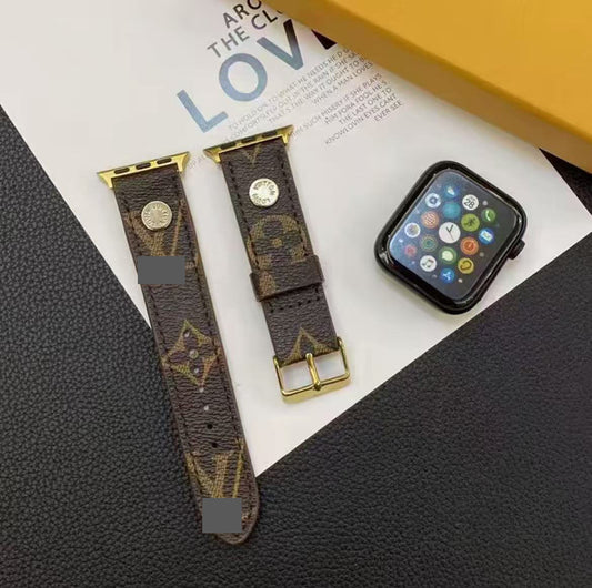 アップルウォッチストラップ Apple Watch ダブルV バンドリベット付き レザー リザード柄 iWatch ストラップ 38mm~49mm 対応