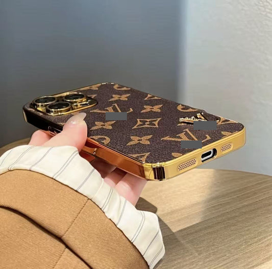 スマホケース 高級感メッキ加工 スマホケース ダブルVL ダブルG 耐衝撃・防振性能に優れ、高級感あふれるスマホケースで、iPhone に対応