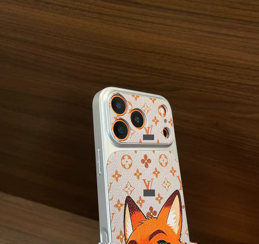 スマホケース 高級感ニックキャラクタースマホケース ダブルV 耐衝撃・防振性能に優れ、高級感あふれるスマホケースで、iPhone12~17 に対応