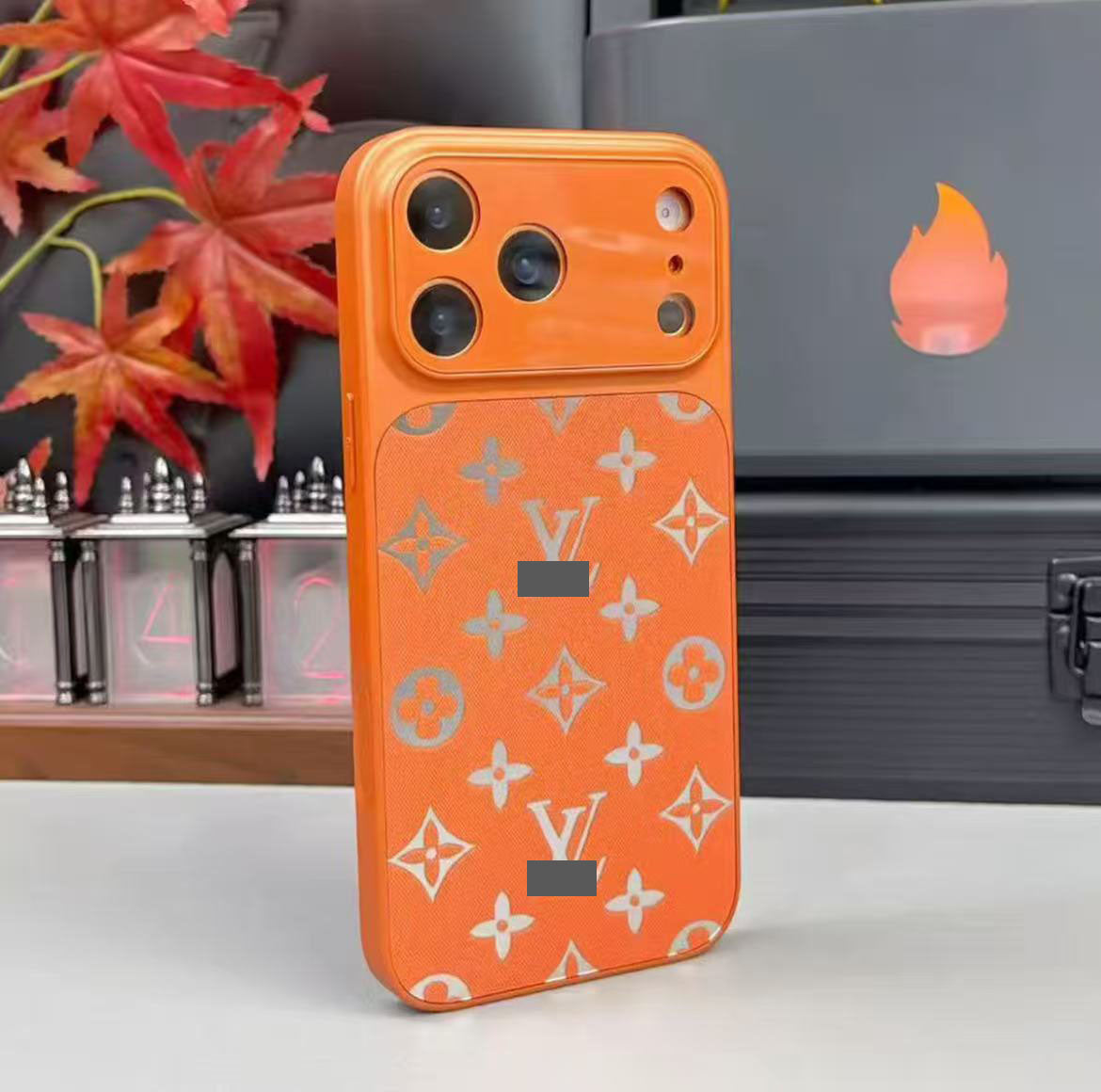 スマホケース 高級感ラミネート加工スマホケース ダブルV 耐衝撃・防振性能に優れ、高級感あふれるスマホケースで、iPhone14~17 に対応