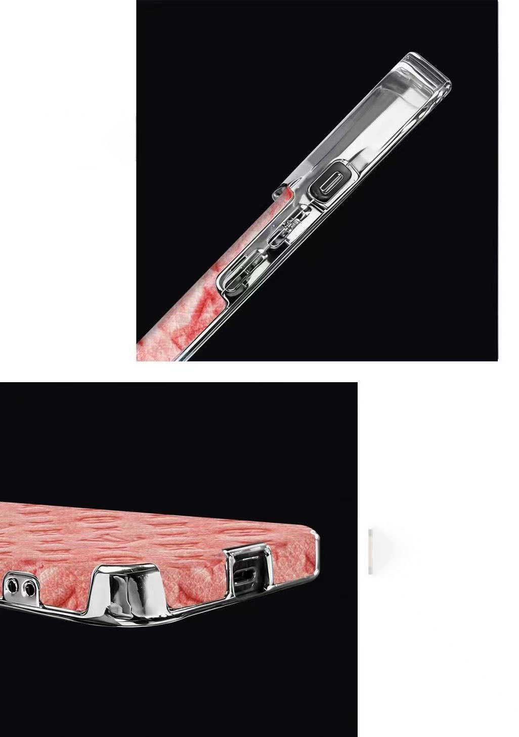 スマホケース 高級感ブレスレットを付き ダブルV 耐衝撃・防振性能に優れ、高級感あふれるスマホケースで、iPhone11~17 に対応