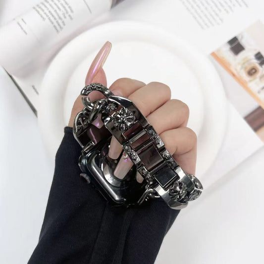 アップルウォッチストラップ Apple Watch メタルチェーンバンド iWatch ストラップ 38mm~49mm 対応