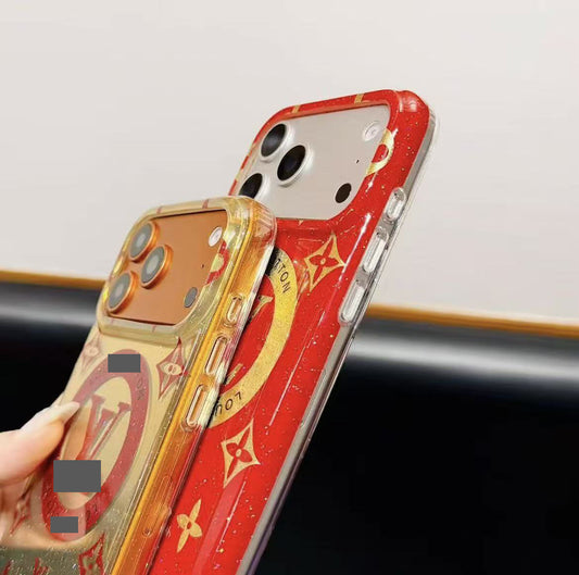 スマホケース キラキラ マグネット式 スマホケース ダブルV 耐衝撃・防振性能に優れ、高級感あふれるスマホケースで、iPhone13-17 に対応