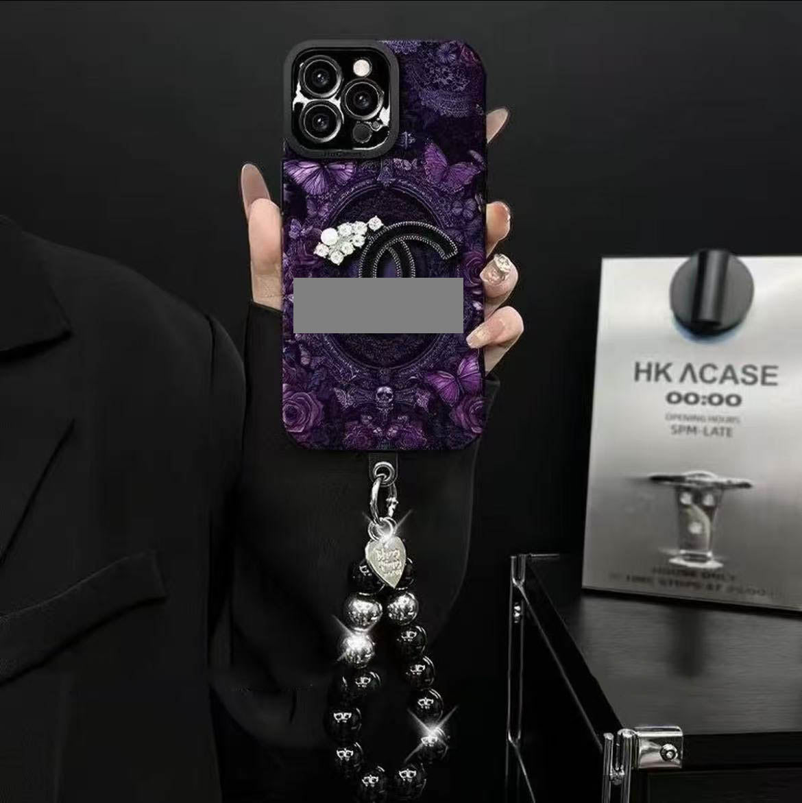 #D23 スマホケース ハンドストラップ付きスマホケース 耐衝撃・防振性能に優れ、iPhone に対応