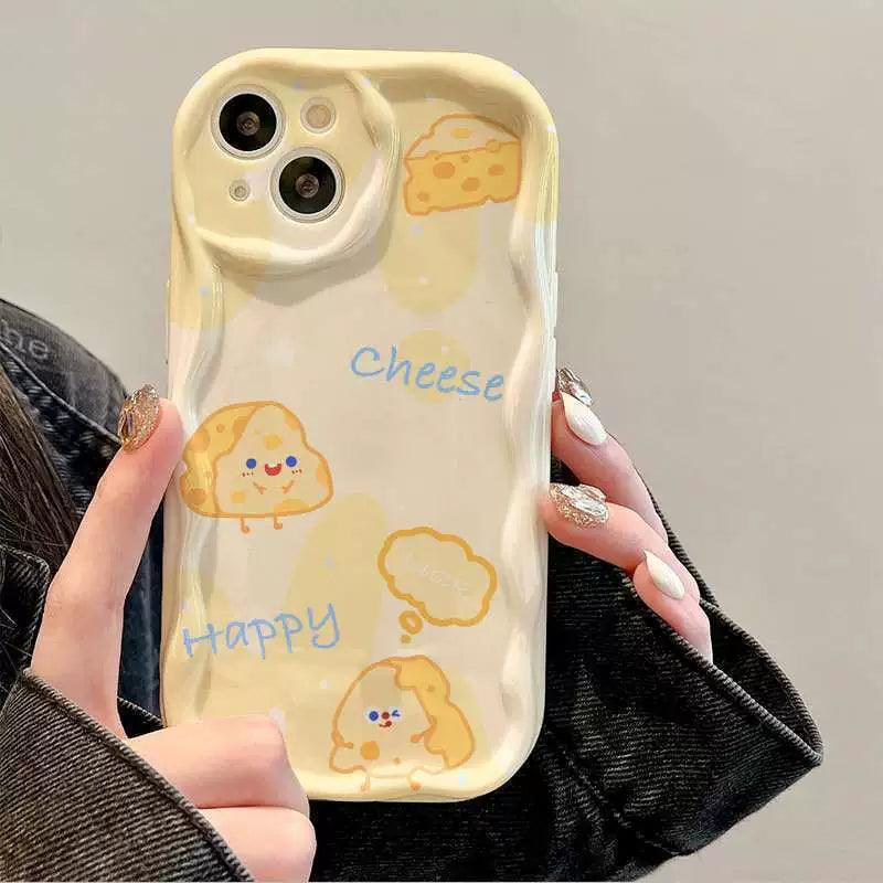 クリームチーズ デザイン 、耐衝撃・防振性能に優れ、高級感あふれるスマホケースで、iPhone に対応