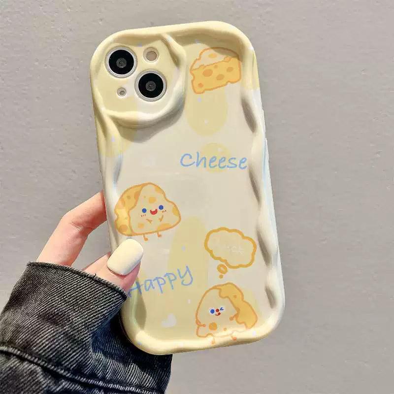 クリームチーズ デザイン 、耐衝撃・防振性能に優れ、高級感あふれるスマホケースで、iPhone に対応