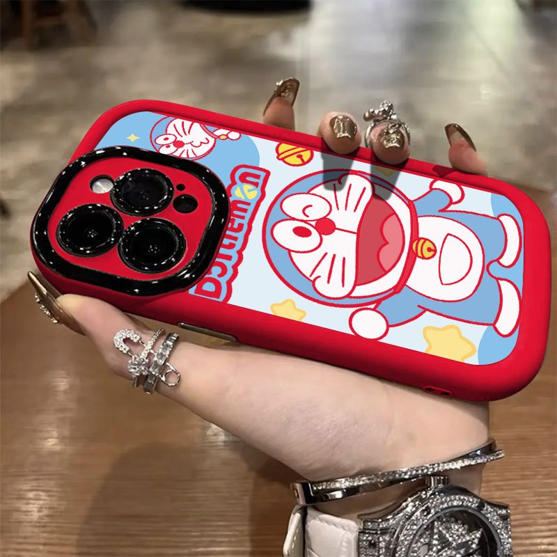 スマホケース  ドラえもんのカップルテーマ、全6色  耐衝撃・防振性能に優れ、高級感あふれるスマホケースで、iPhone に対応