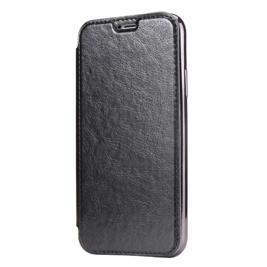 手帳型スマホケース 超薄型の TPU 素材 機能性と美しさを両立したこのスマホケース! 耐衝撃・防振性能に優れ、高級感あふれるスマホケースで、iPhone に対応
