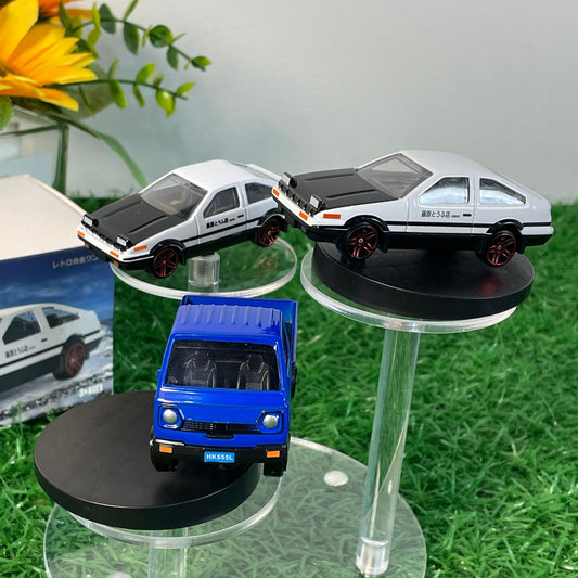 カー用品 車アクセサリー 車の装飾 中央コントロール台の車載オブジェ 合金製車モデル AE86 ドリフト回転オブジェ 1:64スケールモデル