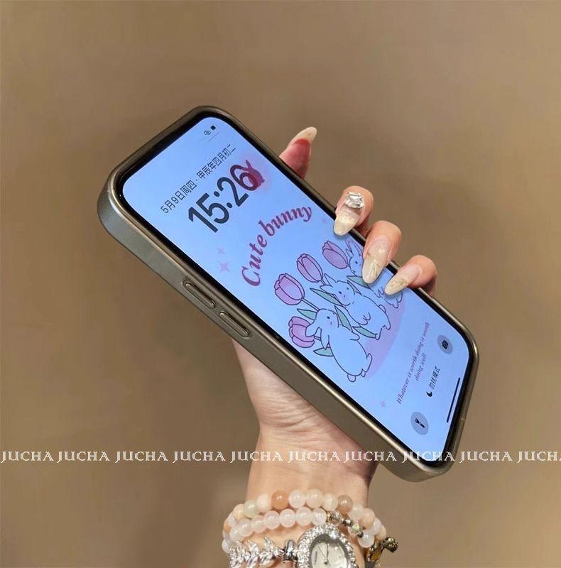 ぐったりしたカワウソ デザイン シリコン製で耐衝撃性が高く、高級感あふれるアクセサリー付きスマホケース、iPhone に対応