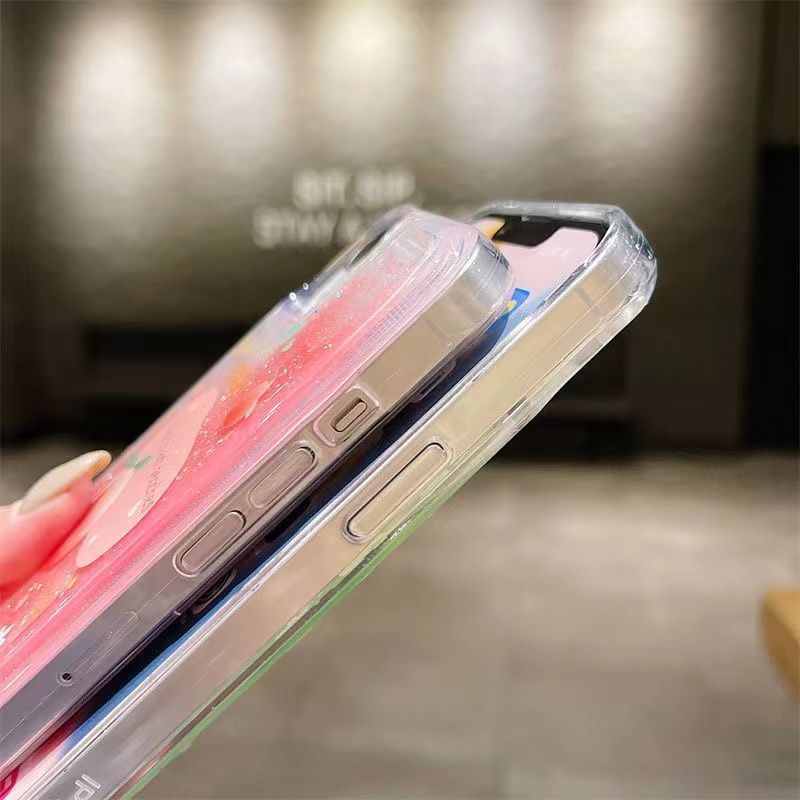 スマホケース  魅力的な流砂ミツバチと流砂レモンをテーマ、  耐衝撃・防振性能に優れ、高級感あふれるスマホケースで、iPhone に対応