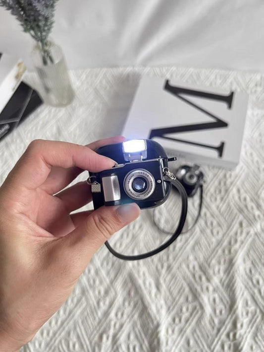 イヤホン保護カバー   超大人気  発光カメラ型  デザイン イヤホンケース