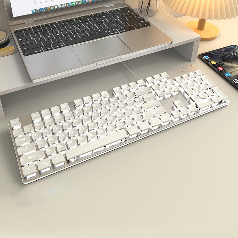 有線 透明 ゲーミングキーボードマウスセット| USB接続 ライト静音 滑り止め 高さ調整可能 茶軸 - BicMart