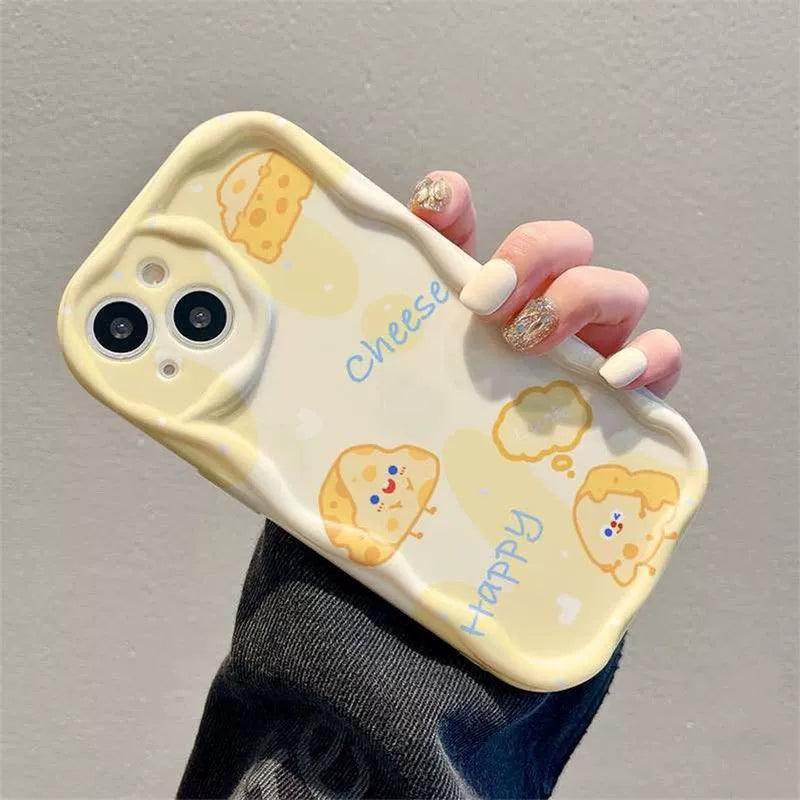クリームチーズ デザイン 、耐衝撃・防振性能に優れ、高級感あふれるスマホケースで、iPhone に対応
