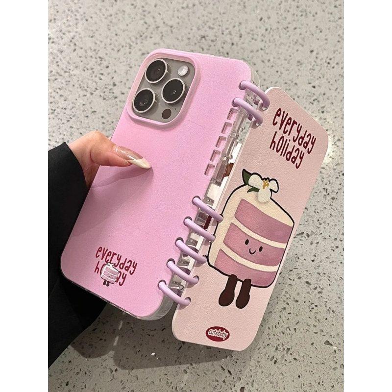 本型スマホケース 可愛いテーマ 手帳型スマホケース キャラクターの柔らかい 折りたたみ式 ノート型 スマホケース  iPhone に対応