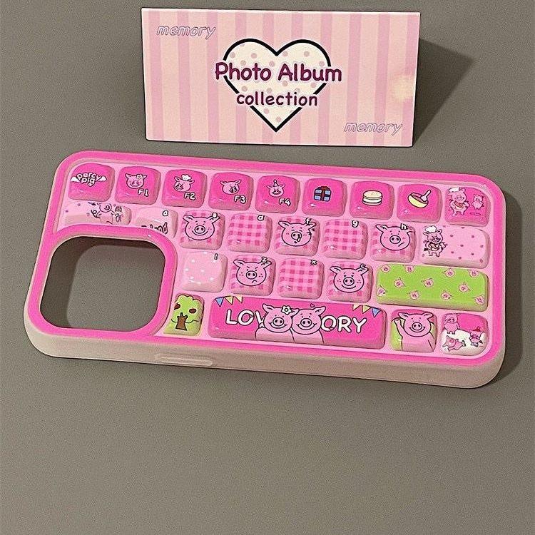 スマホケース  キーボード型スマホケース  キャラクターの柔らかい  スマホケース  iPhone に対応