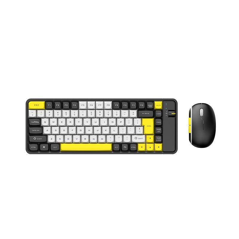 デュアルモードカラーキーボード&マウスセットで、ワイヤレス・ブルートゥースで汎用的に使用できるキーボード - BicMart