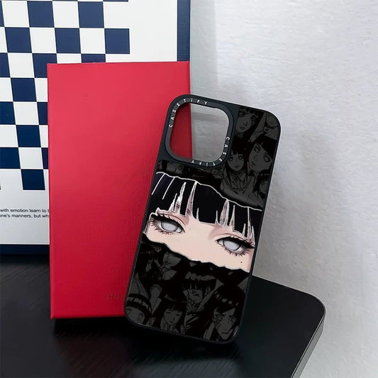 スマホケース  ダークな魅力雛田テーマ  耐衝撃・防振性能に優れ、高級感あふれるスマホケースで、iPhone に対応