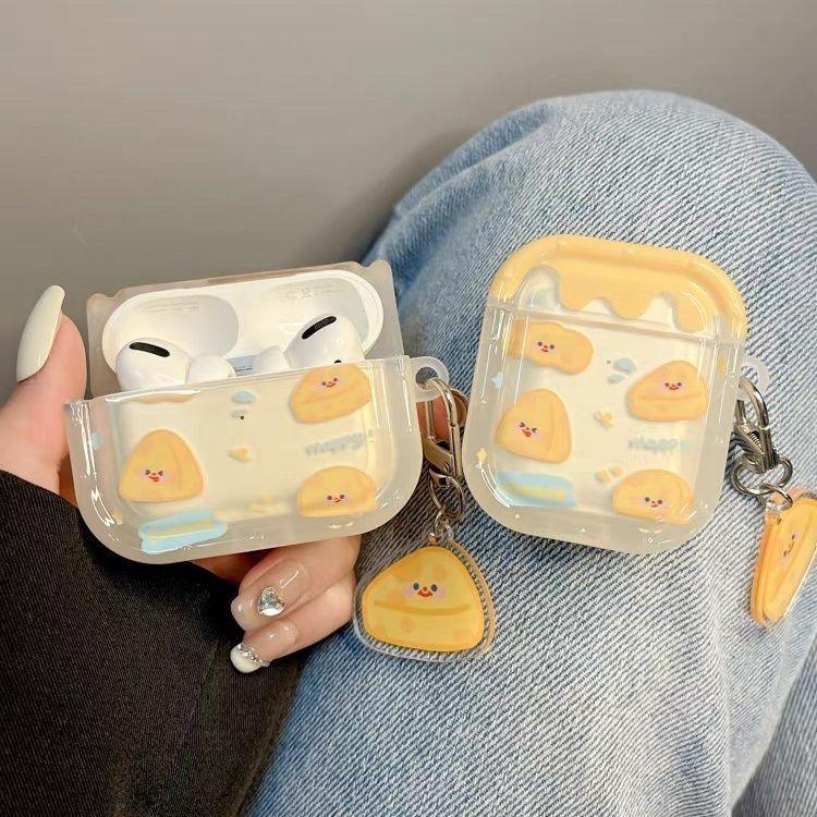 イヤホン保護カバー   超大人気  クリームチーズ  デザイン イヤホンケース