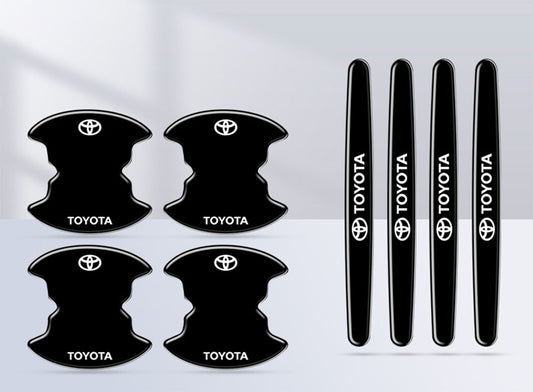 車用品 傷防止ドアエッジガード、ドアハンドルプロテクター、ドアエッジプロテクター、ハンドル傷防止ステッカー、装飾