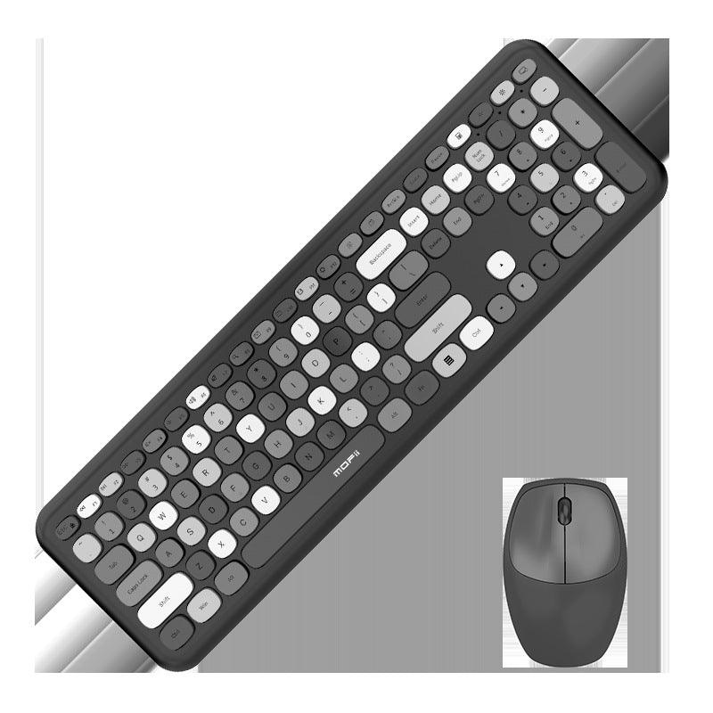MOFII 2.4G 無線キーボード&マウス カラフル静音タイプ ワイヤレス 2.4 キーボード&マウスセット - BicMart