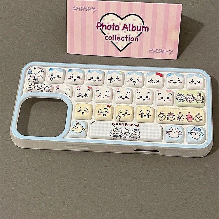 スマホケース  キーボード型スマホケース  キャラクターの柔らかい  スマホケース  iPhone に対応