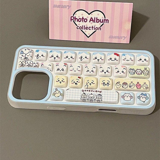 スマホケース  キーボード型スマホケース  キャラクターの柔らかい  スマホケース  iPhone に対応