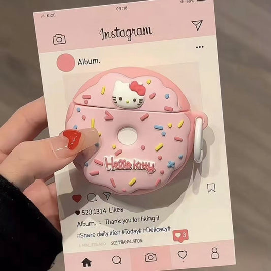 イヤホン保護カバー   超大人気  ドーナツ  デザイン イヤホンケース