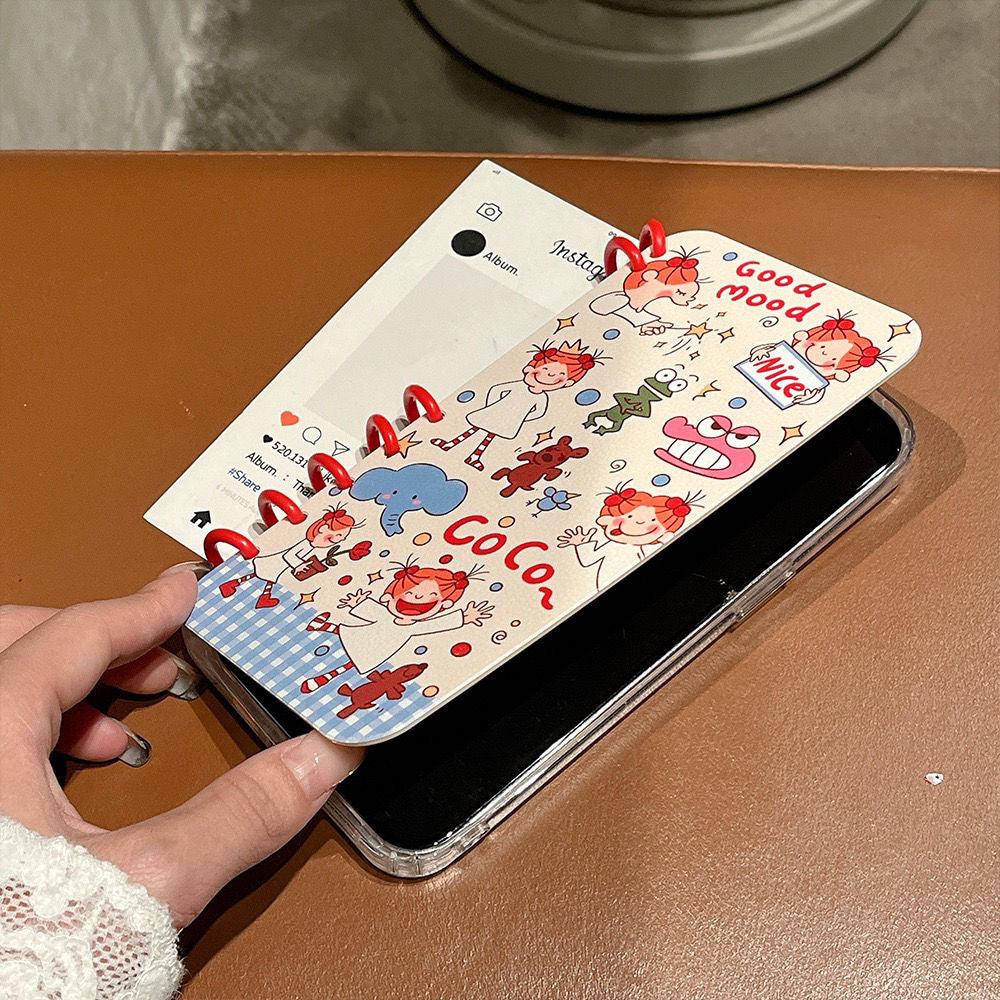 本型スマホケース cocoテーマ 手帳型スマホケース キャラクターの柔らかい 折りたたみ式 ノート型 スマホケース  iPhone に対応