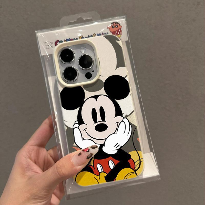 スマホケース  ミッキーシリーズ  耐衝撃・防振性能に優れ、高級感あふれるスマホケースで、iPhone に対応