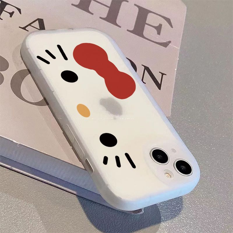 スマホケース かわいさが爆発する大きな目のハローキティがケースに登場! 耐衝撃・防振性能に優れ、高級感あふれるスマホケースで、iPhone に対応